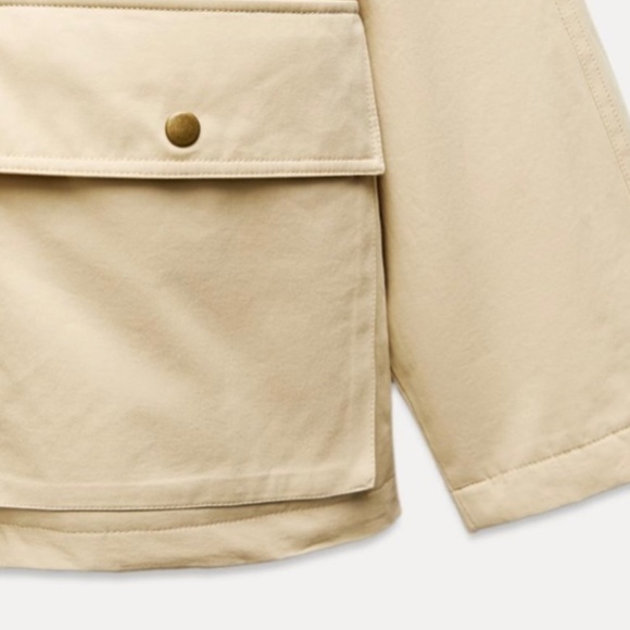 Padded Jacket with Corduroy Collar - Picture 4 of 8